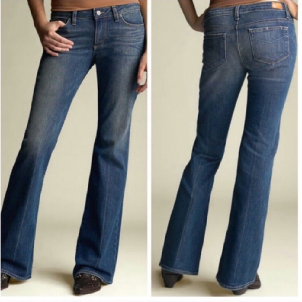 Paige Robertson Flared Bootcut Denim Jeans | Size 28